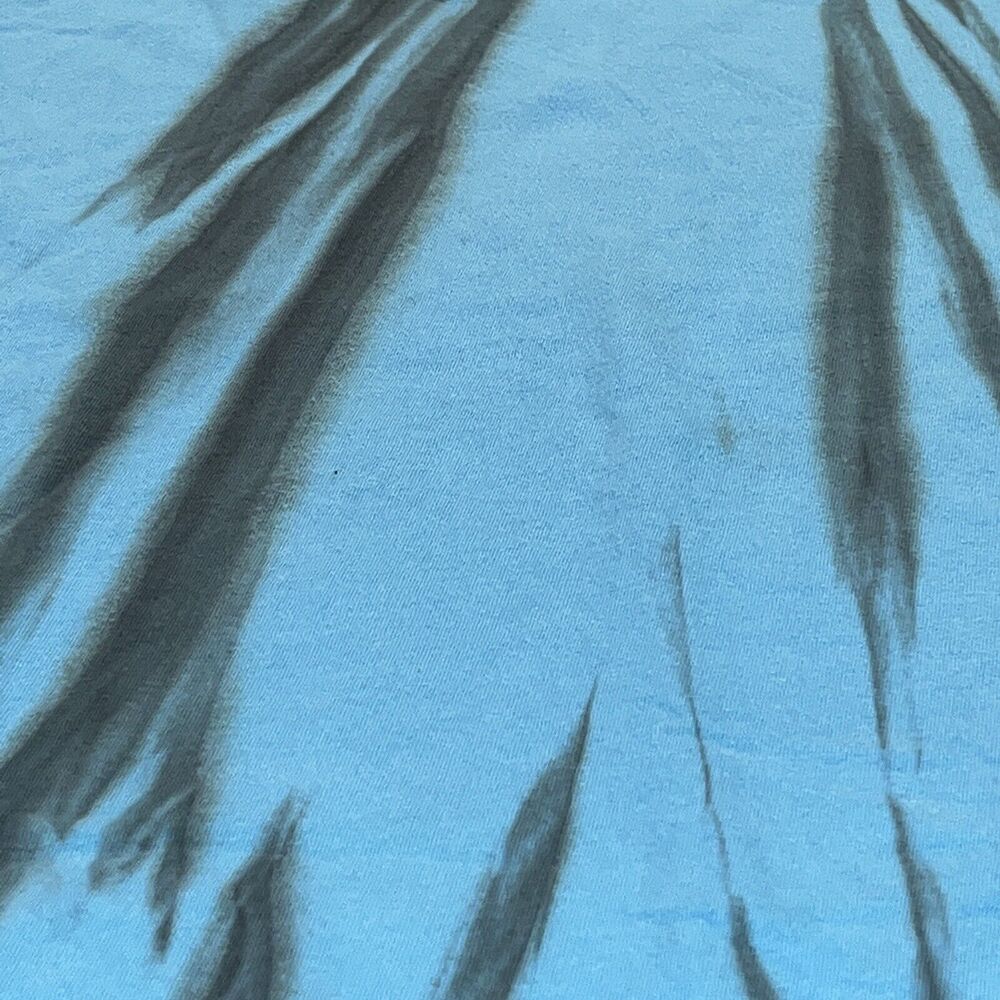 CHAMPION T Shirt Mens XL Blue Tie Dye Short Sleeve‎ Script Spell Out 100% Cotton - Picture 5 of 9